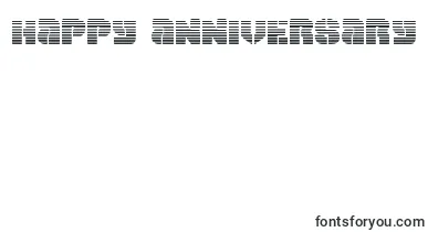 spacecruiserscan font – happy Anniversary Fonts